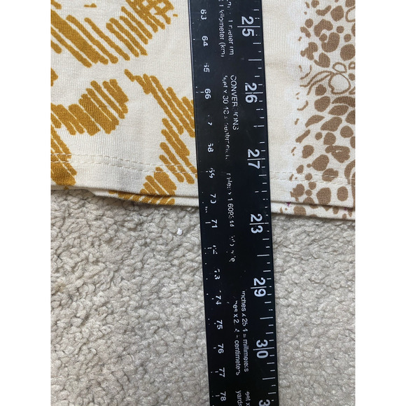 Chicos Blouse Womens Size 3 US 16 Blue & Cream Career Office Pullover Shirt Top - Picture 8 of 9